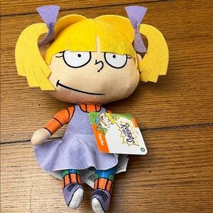 Nickelodeon Rugrats Angelica Plush with Purple and Yellow